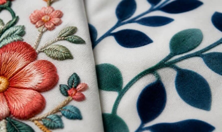 Broderie ou flocage sur textile : quelle différence à l&rsquo;usage ?