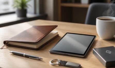 découvrez notre sélection de goodies pratiques : carnets papier élégants ou blocs-notes numériques innovants, parfaits pour noter toutes vos idées au quotidien.