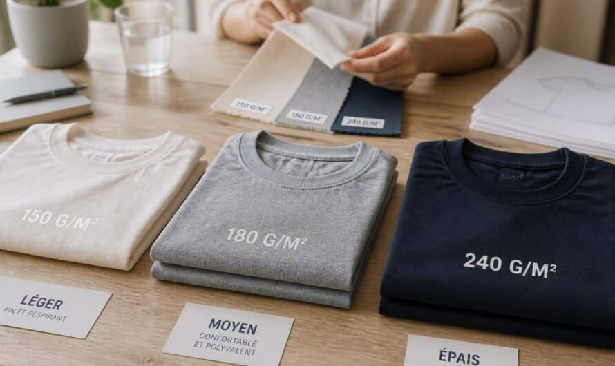 Comment choisir le grammage d&rsquo;un t-shirt personnalisé