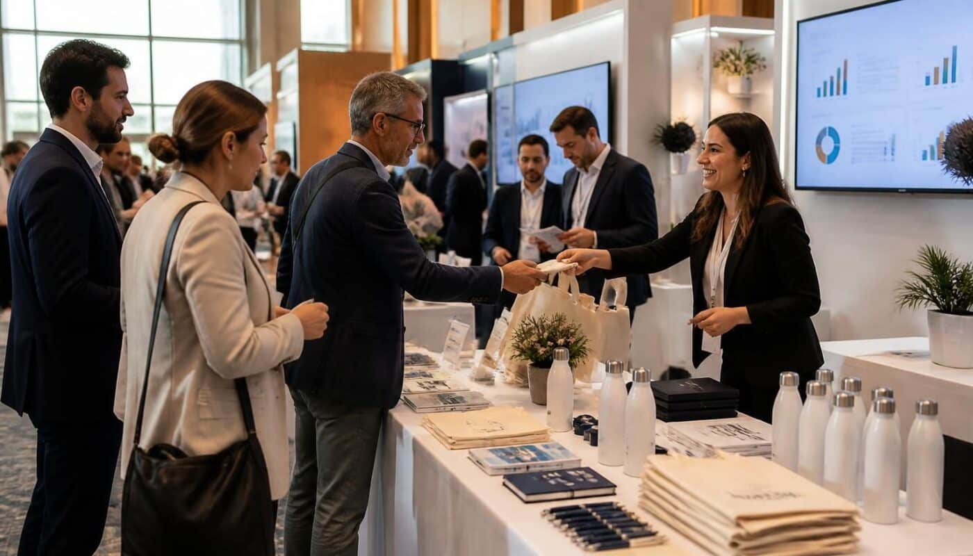 découvrez comment estimer le budget nécessaire pour les goodies lors d'un salon professionnel afin de maximiser votre visibilité et attirer plus de visiteurs.