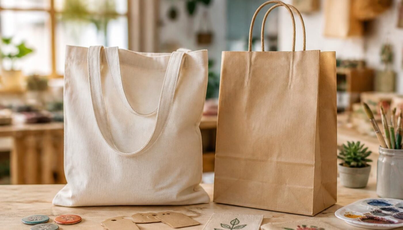 découvrez les avantages du tote bag et du sac kraft personnalisé pour faire le meilleur choix selon vos besoins et votre style.
