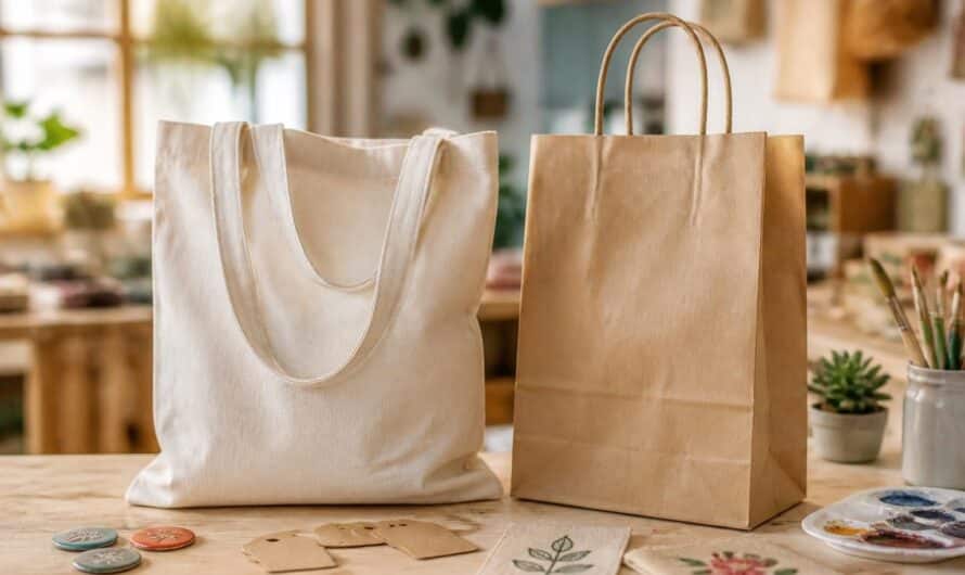 Tote bag ou sac kraft personnalisé : lequel choisir
