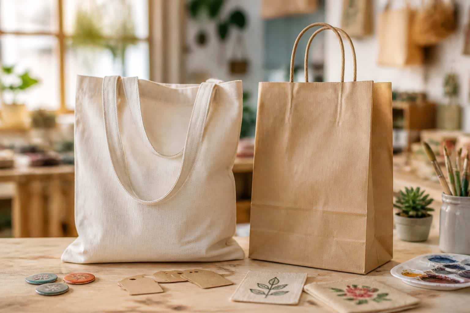 découvrez les avantages du tote bag et du sac kraft personnalisé pour faire le meilleur choix selon vos besoins et votre style.
